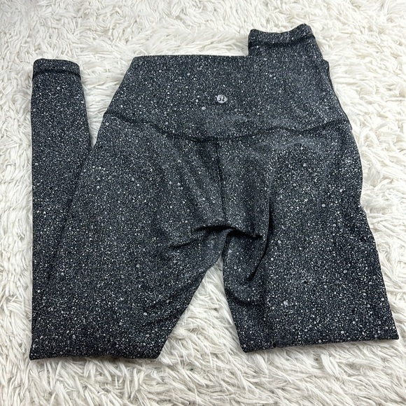 Lululemon Align Pant II *25" Luminesce Splatter Ice Grey Black - Picture 3 of 5